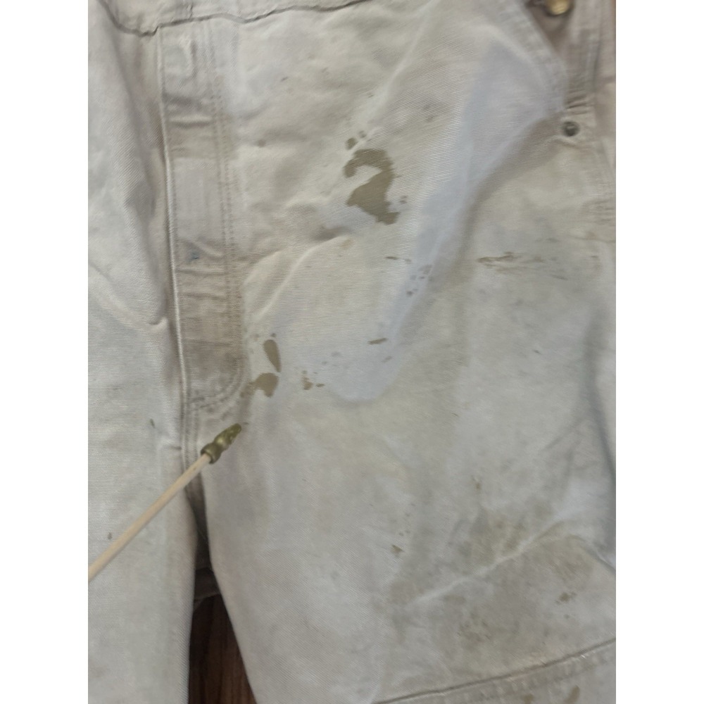 Vintage Carhartt Bib Overalls Double Knee Mens 42x32 (40x30) RO1 BRN Duck *See - Picture 10 of 16